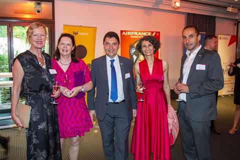 Pictured l to R: Cliona McGowan (Director, France Ireland Chamber of Commerce), Mary Honohan (International Tax Partner, PwC), Senator Olivier Cadiç (UDI senator for French citizens living abroad), Annie Réa (newly elected Secretary, CCIFI Council 2019) and Mathieu Gorge (President France Ireland Chamber of Commerce).