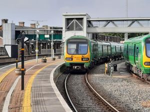 Drogheda Station, which will see new charging infrastructure for the DART+ fleet