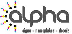 ALPHA DECAL